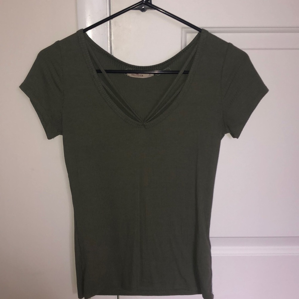 green v neck